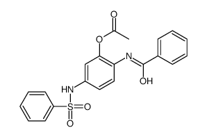 苯酰胺,  N-[2-(乙酰氧基)-4-[(苯磺酰)氨基]苯基]-