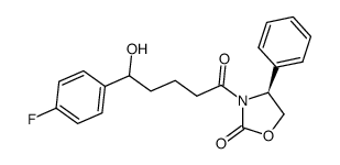 (R,S)-3-[5-(4-fluorophenyl)-5-hydroxy-pentanoyl]-4-phenyl-oxazolidin-2-one