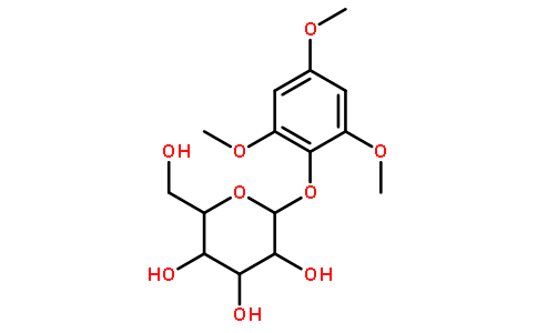 2,4,6-三甲氧基苯酚 1-O-beta-D-吡喃葡萄糖苷對照品(標準品) | 125288-25-7