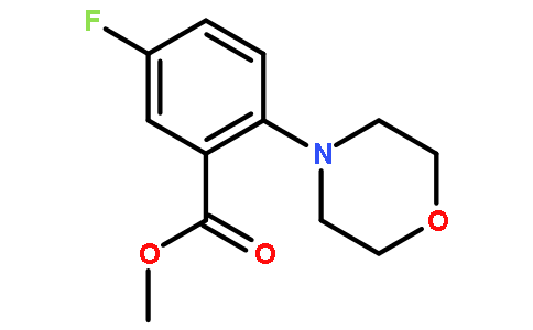 2-(4-吗啉基)-5-氟苯甲酸甲酯(1256633-20-1)