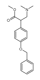 2-(4-benzyloxy-phenyl)-3-dimethylamino-propionic acid methyl ester