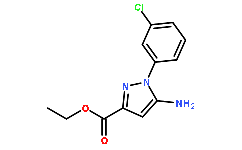 5-氨基-1-(3-氯苯基)-1H-吡唑-3-甲酸乙酯