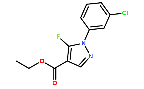 1 - （3 -氯苯基）-5 -氟-1H -吡唑-羧酸乙酯