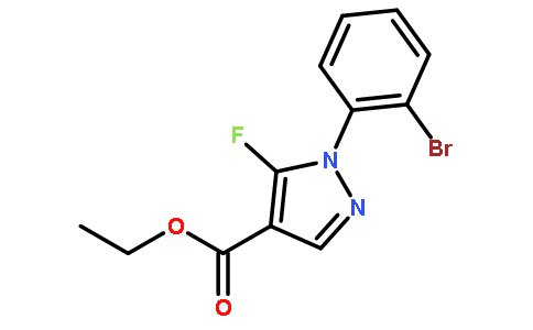 5-氟-1-（2-溴苯基）-1H-吡唑-4-羧酸乙酯