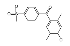 (4-chloro-2,5-dimethyl-phenyl)-(4-methylsulfonylphenyl)methanone