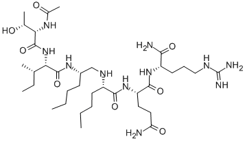 N-[2-[[N-(N-乙酰基-L-苏氨酰)-L-异亮氨酰]氨基]己基]-L-正亮氨酰-L-谷氨酰胺酰-L-精氨酰胺