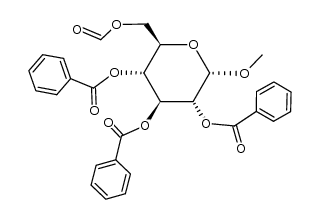 methyl 2,3,4-tri-O-benzoyl-6-O-formyl-α-D-glucopyranoside
