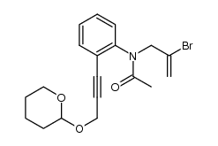 N-(2-bromoprop-2-en-1-yl)-N-{2-[3-(tetrahydro-2H-pyran-2-yloxy)prop-1-yn-1-yl]phenyl}-acetamide