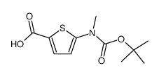 5-N-叔丁氧羰基-5-N-甲基氨基-2-噻吩甲酸