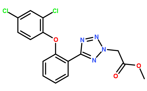 2-[5-[2-(2,4-二氯苯氧基)苯基]-2H-四唑-2-基]乙酸甲酯