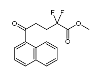 methyl 2,2-difluoro-5-(1-naphthyl)-5-oxopentanoate