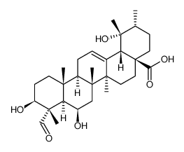 3,6,19-三羟基-23-氧代-12-乌苏烯-28-酸对照品(标准品) | 131984-82-2