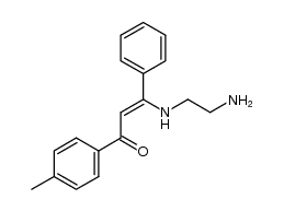 (Z)-3-((2-aminoethyl)amino)-3-phenyl-1-(p-tolyl)prop-2-en-1-one