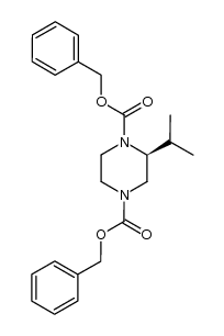 (S)-1,4-di-(benzyloxycarbonyl)-2-isopropylpiperazine