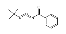 N-Benzoyl-N'-tert.-butyl-carbodiimid