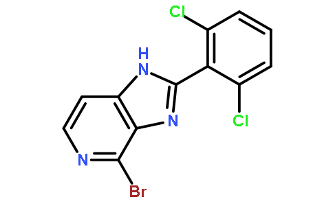 4-溴-2-(2,6-二氯苯基)-1H-咪唑并[4,5-c]吡啶