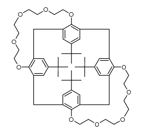 5,11,17,23-tetrakis(1,1-dimethylethyl)-25,26,27,28-biscrown-5-calix[4]arene