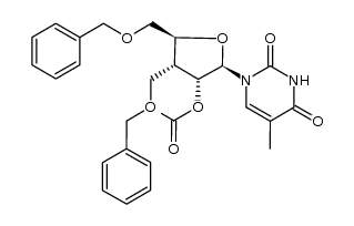 1-[2-O-acetyl-5-O-benzyl-3-C-[(benzyloxy)methyl]-3-deoxy-β-D-erythro-pentofuranosyl]thymine