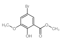 2-羥基-3-甲氧基-5-溴苯甲酸甲酯