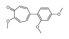 5-(2,4-dimethoxyphenyl)-2-methoxycyclohepta-2,4,6-trien-1-one