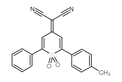 2-[2-(4-甲基苯基)-1,1-二氧代-6-苯基-4H-噻喃-4-亚基]丙二腈
