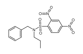 N-benzyl-N-(1-propyl)-2,4-dinitrobenzenesulfonamide