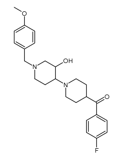 (4-Fluorophenyl)(3'-hydroxy-1'-(4-methoxybenzyl)-[1,4'-bipiperidin]-4-yl)methanone