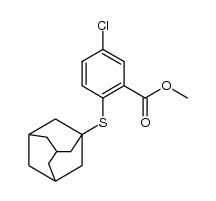 methyl 2-(1-adamantylthio)-5-chlorobenzoate