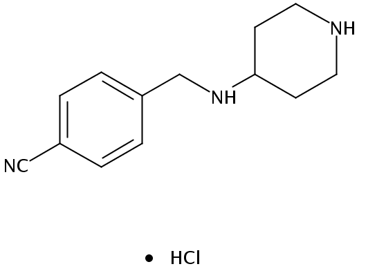 4-（哌啶-4-基氨甲基）-芐腈鹽酸鹽