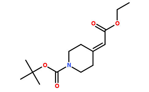 叔丁基 4-(2-乙氧基-2-氧代亚乙基)哌啶-1-羧酸