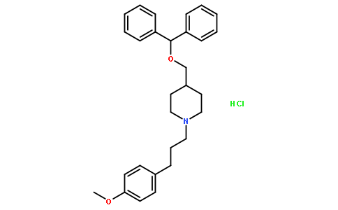 4-[(二苯甲氧基)]-1-[3-(4-甲氧苯基)丙基]哌啶盐酸盐