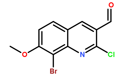 8-bromo-2-chloro-7-methoxyquinoline-3-carbaldehyde