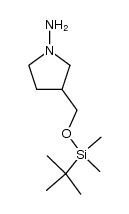 3-(((tert-butyldimethylsilyl)oxy)methyl)pyrrolidin-1-amine