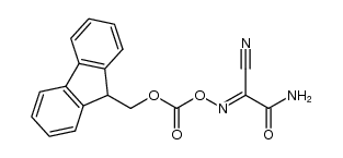 N-(((9H-fluoren-9-yl)methoxy)carbonyloxy)-2-amino-2-oxoacetimidoyl cyanide