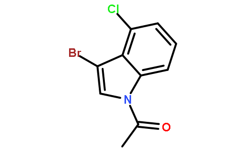 1-乙酰-3-溴-4-氯吲哚