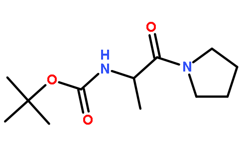 (S)-1-N-BOC-丙氨酸吡咯烷酰胺