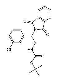 tert-butyl 2-(3-chlorophenyl)-2-(1,3-dioxoisoindolin-2-yl)ethylcarbamate