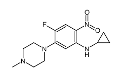N-cyclopropyl-4-fluoro-5-(4-methylpiperazin-1-yl)-2-nitroaniline