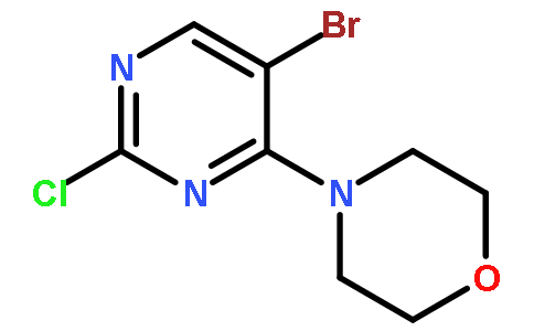 5-溴-2-氯-4-嗎啉嘧啶