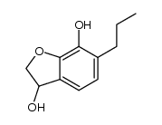 2,3-dihydro-6-propylbenzofuran-3,7-diol