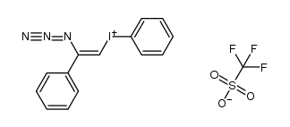 (Z)-(2-azido-2-phenylvinyl)(phenyl)iodonium trifluoromethanesulfonate