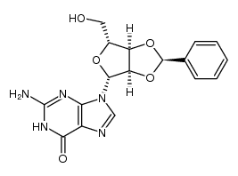 O2',O3'-((R)-benzylidene)-guanosine