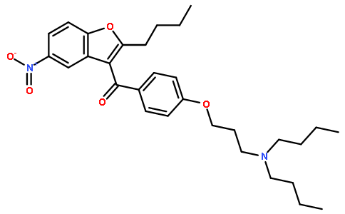 (2-丁基-5-硝基-3-苯并呋喃基)[4-[3-(二丁基氨基)丙氧基]苯基]甲酮