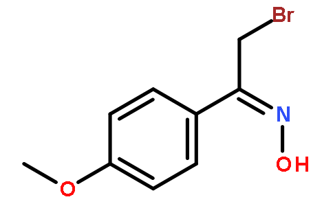 乙酮,  2-溴-1-(4-甲氧苯基)-,  肟