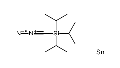 [diazo(trimethylstannyl)methyl]-tri(propan-2-yl)silane