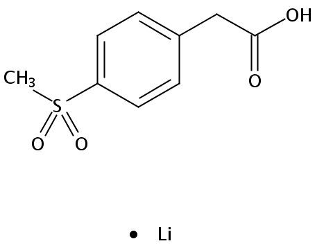 2-(4-(甲基磺酰基)苯基)乙酸酯锂