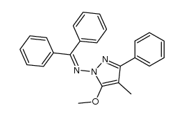 1-[(diphenylmethylene)amino]-3-phenyl-4-methyl-5-methoxypyrazole