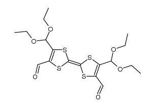 5,5'-bis(diethoxymethyl)-[2,2'-bi(1,3-dithiolylidene)]-4,4'-dicarbaldehyde