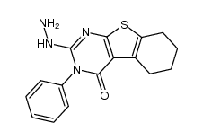 2-hydrazino-3-phenyl-5,6,7,8-tetrahydrobenzo[b]thieno-[2,3-d]pyrimidin-4(3H)-one