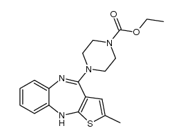 ethyl 4-(2-methyl-10H-benzo[b]thieno[2,3-e][1,4]diazepin-4-yl)piperazine-1-carboxylate
